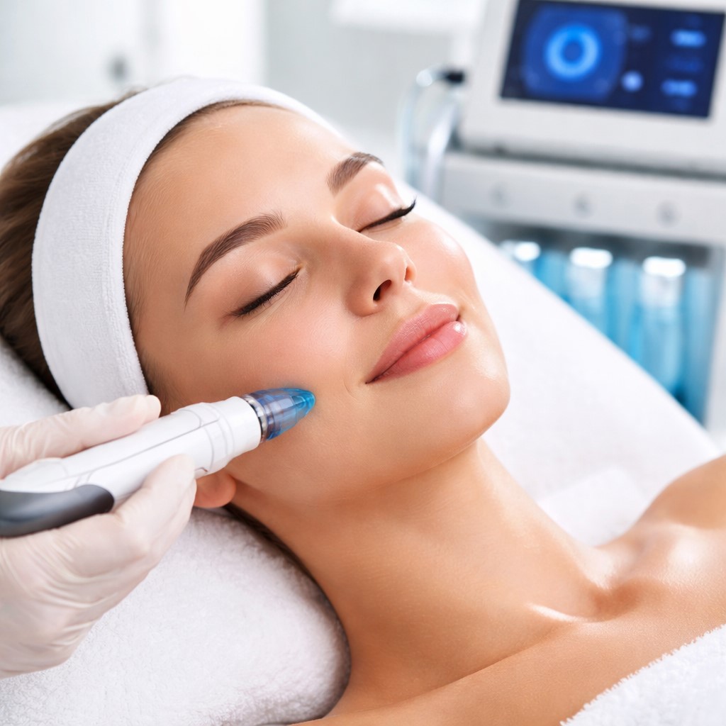 Aquafacial Hydrafacial Behandlung München - Tiefenreinigung und Hydratation für strahlende Haut bei Patricia Skin Touch